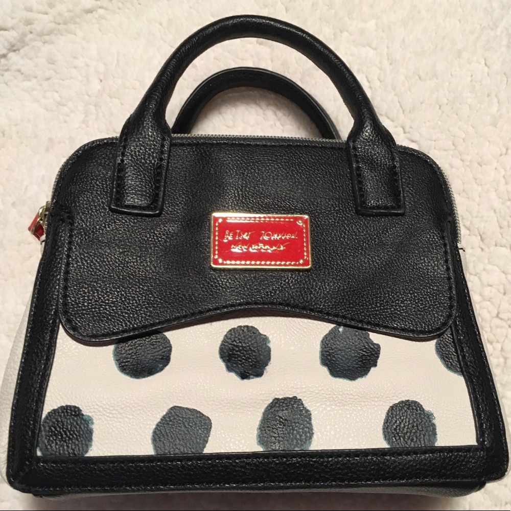 Betsey Johnson Dalmatian Print Mini Satchel